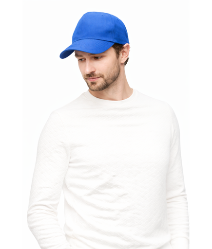 Promosyon Şapka Polyester Şapka - Saks Mavi Şapka